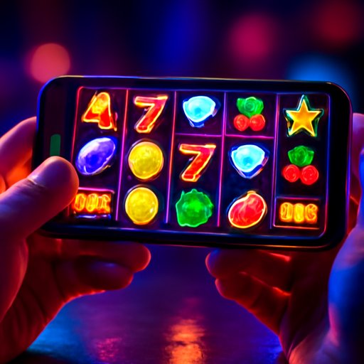game gamble colorful slot reels on mobile